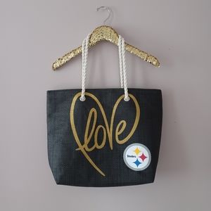 NFL Steelers Tote Bag & Wrist Wallet NWOT